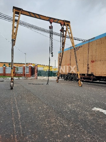 Бескрановая разгрузка негабаритных предметов